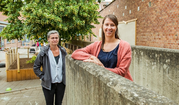 Karen Nelissen en Zoë Leduc (foto: Klasse)