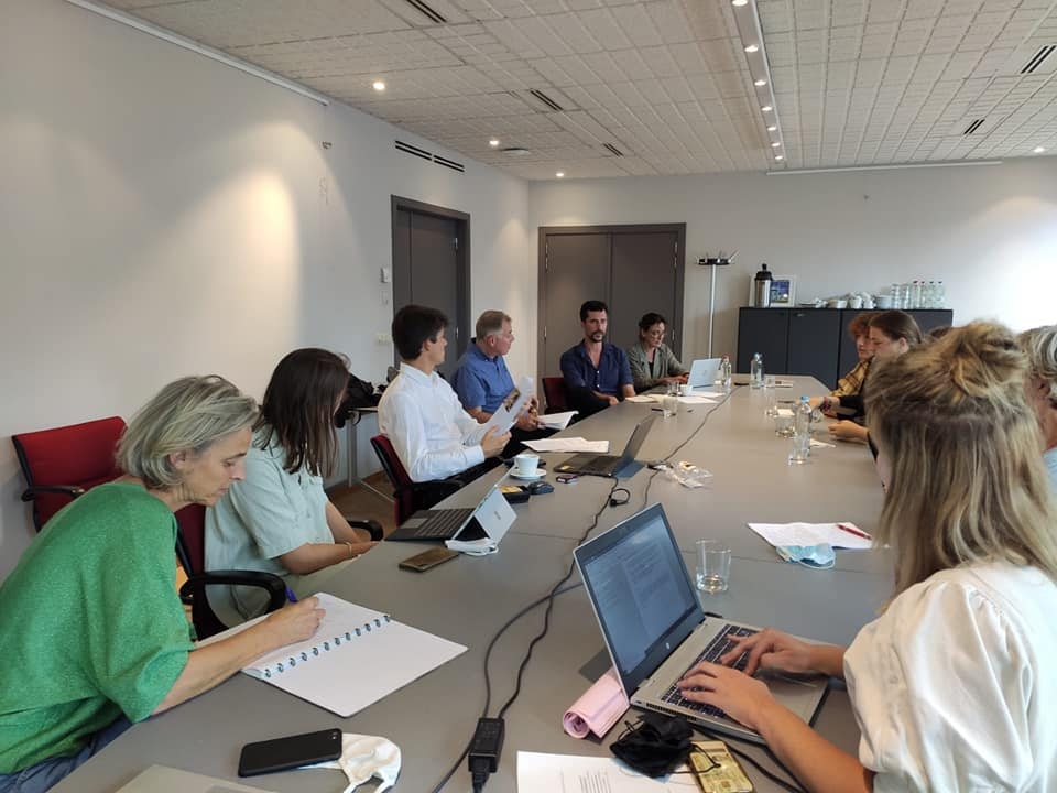 op bezoek bij minister Benjamin Dalle