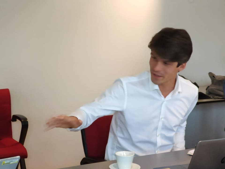 op bezoek bij minister Benjamin Dalle